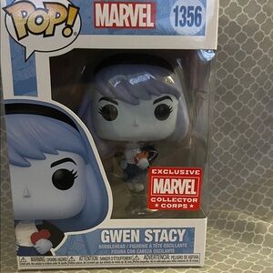 Marvel Gwen Stacy Pop! Vinyl Figure - Black, White, Blue